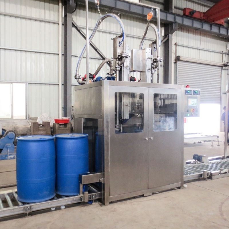 200L Electric Drum Liquid Filler with 2 Nozzles for Powder and Oil Barrel Packaging Gear & Motor Components 1 Year Warranty
